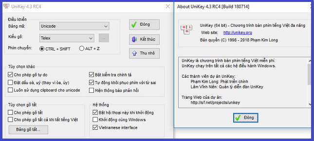 Sử dụng bộ gõ tiếng Việt Unikey dễ dàng hơn