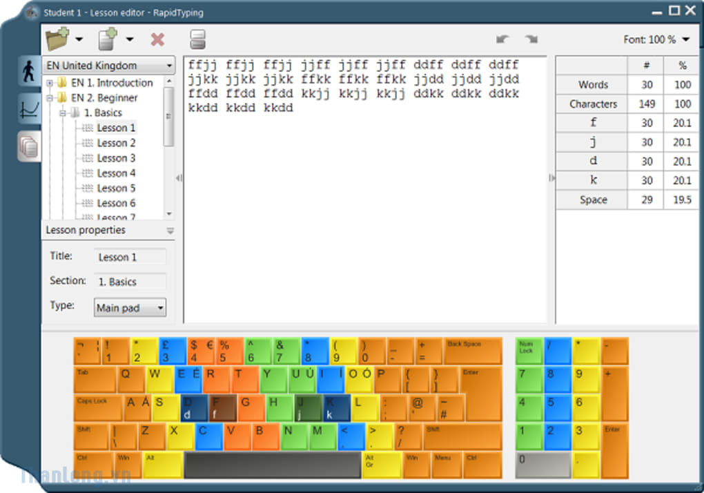 Tải phần mềm rapid typing